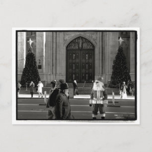 Santa at St. Patrick's Cathedral Postcard
