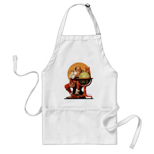 Santa at the Globe Adult Apron