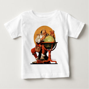 Santa at the Globe Baby T-Shirt