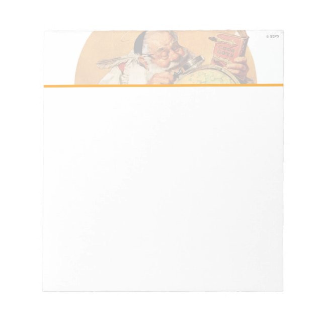 Santa at the Globe Notepad (Front)