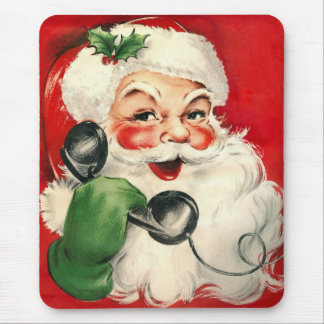 Santa at the Phone Mouse Pad