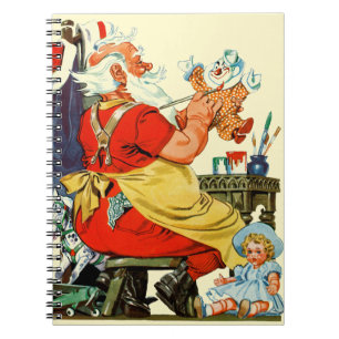Santa at Work Notebook