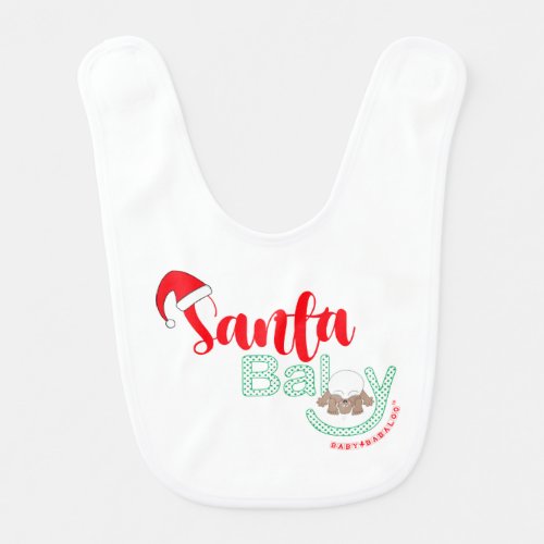 Santa Baby Baby Bib