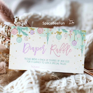 Santa Baby Baby Shower Enclosure Card