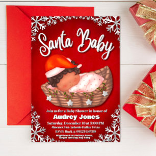 Santa Baby - Baby Shower Invitation