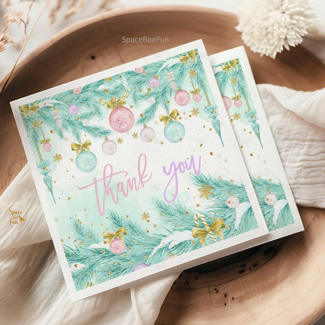 Santa Baby Baby Shower  Napkins (Santa Baby Baby Shower, napkins cookies labels,,baby shower invitation, sticker gift tag, holiday ba)