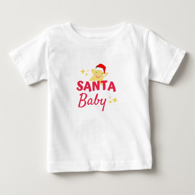 Santa baby baby T-Shirt (Front)