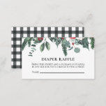 Santa Baby Christmas Baby Shower Diaper Raffle Enclosure Card<br><div class="desc">Santa Baby Holiday Christmas baby shower diaper raffle enclosure card.</div>