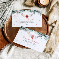 Santa Baby Christmas Baby Shower Diaper Raffle