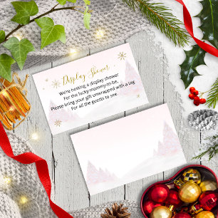 Santa Baby Christmas Baby Shower Display Shower En Enclosure Card