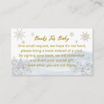 Santa Baby Christmas Baby Shower Enclosure Card