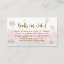 Santa Baby Christmas Baby Shower Enclosure Card