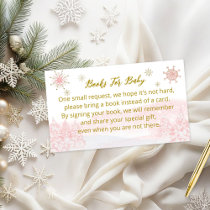 Santa Baby Christmas Baby Shower Enclosure Card