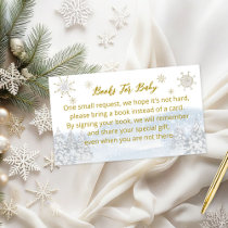 Santa Baby Christmas Baby Shower Enclosure Card