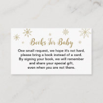 Santa Baby Christmas Baby Shower Enclosure Card