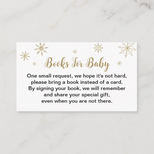 Santa Baby Christmas Baby Shower Enclosure Card