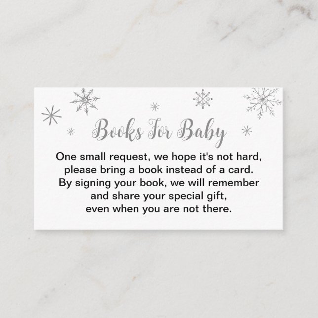 Santa Baby Christmas Baby Shower Enclosure Card (Front)
