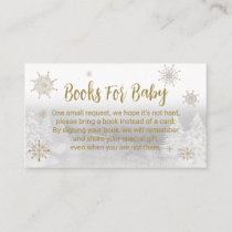 Santa Baby Christmas Baby Shower Enclosure Card