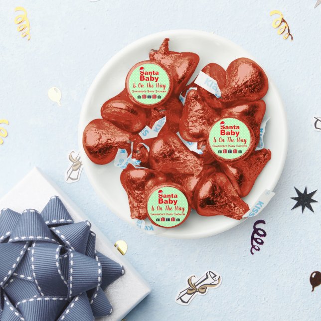Santa Baby Christmas Baby Shower Hershey®'s Kisses® (Party)