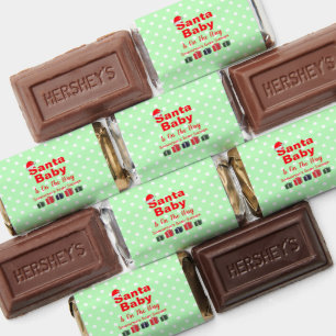 Santa Baby Christmas Baby Shower Hershey's Miniatures