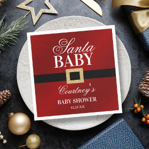Santa Baby   Christmas Baby Shower Napkins