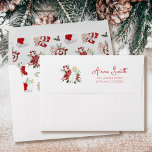 Santa Baby Christmas Baby Shower Return Address  Envelope<br><div class="desc">Set the tone for a fun and festive baby shower with these adorable Santa Baby Christmas Baby Shower Return Address envelopes! The perfect addition to your invitations,  these envelopes are sure to make a lasting impression on your guests and make your celebration unforgettable.</div>