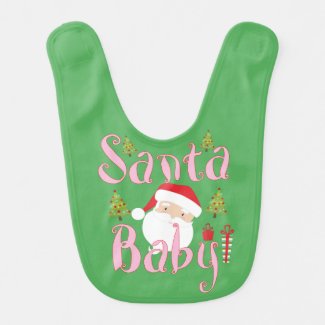 Santa Baby Christmas Bib