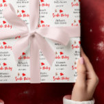 Santa Baby Christmas Winter Baby Shower Wrapping Paper Sheets<br><div class="desc">Santa Baby Christmas Winter Baby Shower Wrapping Paper Sheets</div>