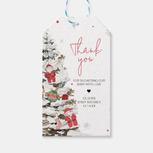 Santa Baby Clothes Christmas Favor Tags