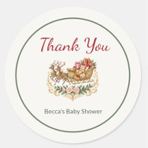 Santa Baby December Winter Baby Shower