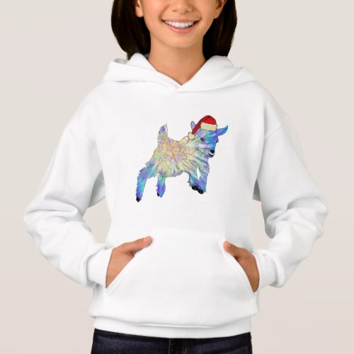 Santa Baby Goat Hoodie