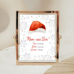 Santa Baby Hat Mom Osa Bar Poster<br><div class="desc">Make your event special with this Christmas Baby Shower with our cute and lovely printable Mom Osa Bar Sign featuring adorable Santa Claus theme. Download,  personalize,  and create lasting memories with this perfect touch for your joyous celebration!

BS578</div>