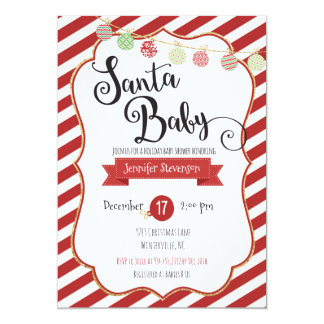 Holiday Baby Shower Invitations 4