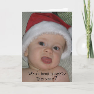 Santa Baby Holiday Card