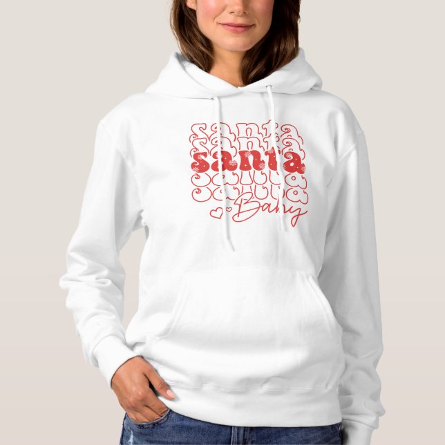Santa Baby Hoodie (Front)