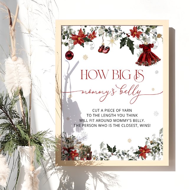 Santa Baby How Big is Mommy's Belly Poster (Creator Uploaded)