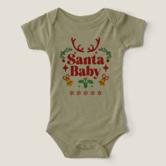 Santa baby infant t-shirt