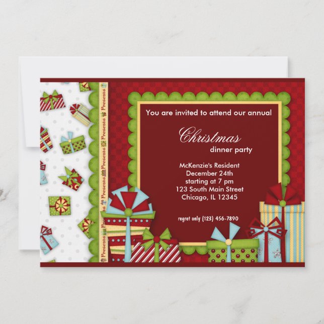 Santa Baby Invitation (Front)