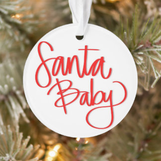 Santa Baby Ornament