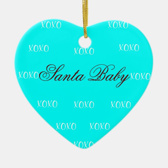 Santa Baby Ornament (Front)