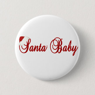 Santa Baby Pinback Button
