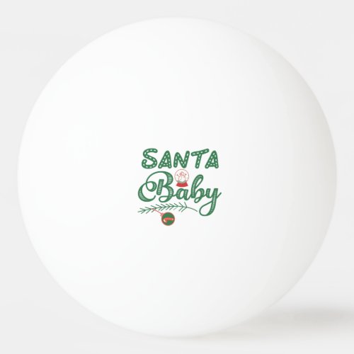 Santa Baby Ping Pong Ball