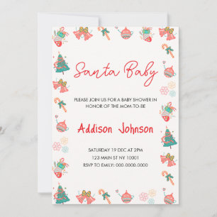 Santa Baby Shower Invitation