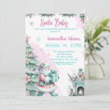 Santa Baby Shower Invitation