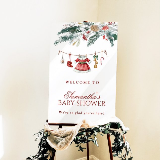 Santa Baby Shower Welcome Sign (Creator Uploaded)