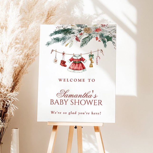 Santa Baby Shower Welcome Sign (Creator Uploaded)