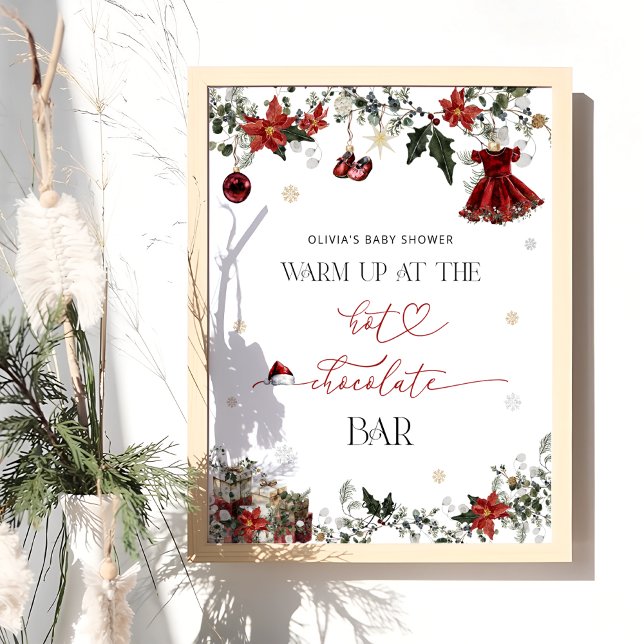 Santa Baby  Warm up at the Hot Chocolate Bar  Poster (Creator Uploaded)