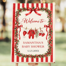 Santa Baby Winter Christmas Baby Shower
