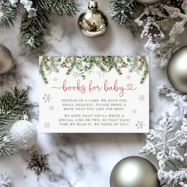 Santa Baby Winter Christmas Books for Baby Enclosure Card (Creator Uploaded)