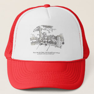 Santa Bad Bad Kid red and white foam trucker hat